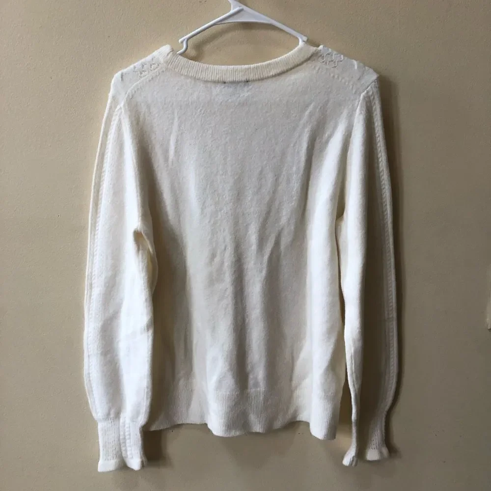 Talbots Cable Knit Crewneck Sweater